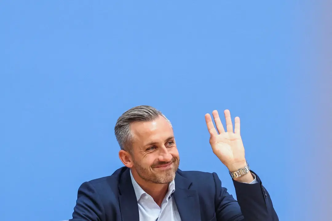 Ulrich Siegmund, um cara sorridente, mudou a cara do partido de extrema direita Alternativa para Alemanha em Sajonia-An…