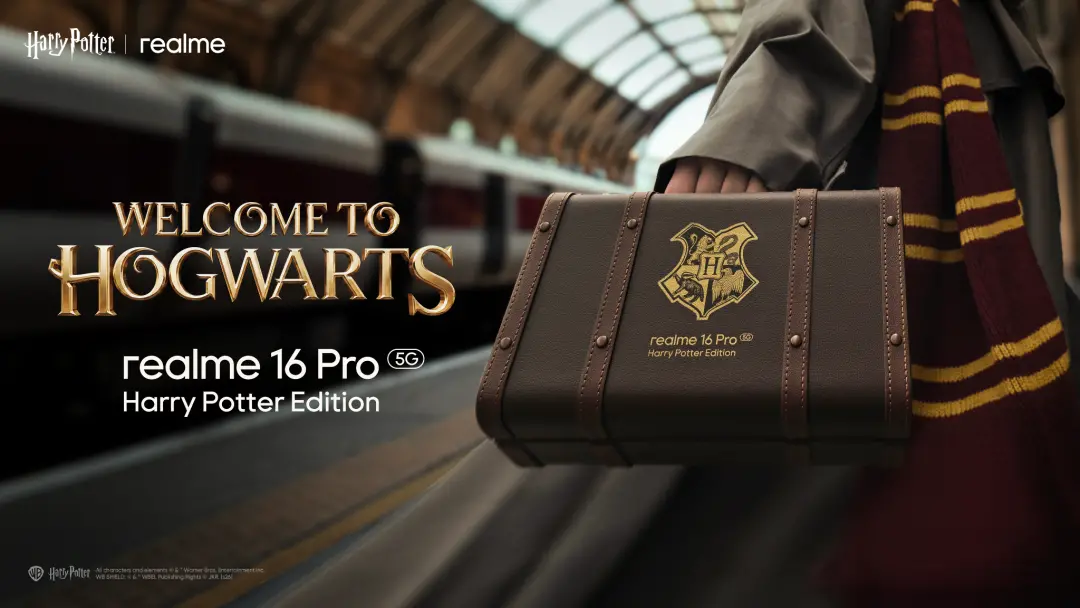 Realme e Warner Bros. lançam o realme 16 Pro 5G Harry Potter Edition. A união de tecnologia com cultura pop busca atrai…
