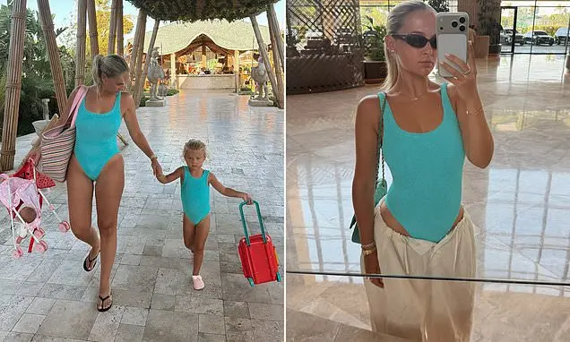 Molly-Mae Hague mostrou seu corpo pós-bebê com a filha Bambi, 3 anos, de maiôs iguais em um resort de luxo na Turquia. …