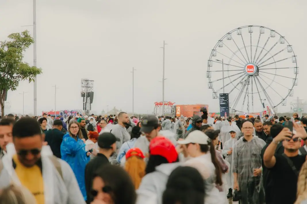 Chuva na segunda semana do Rock in Rio, mas as temperaturas sobem com máximas de 30°C no último fim de semana. O aument…