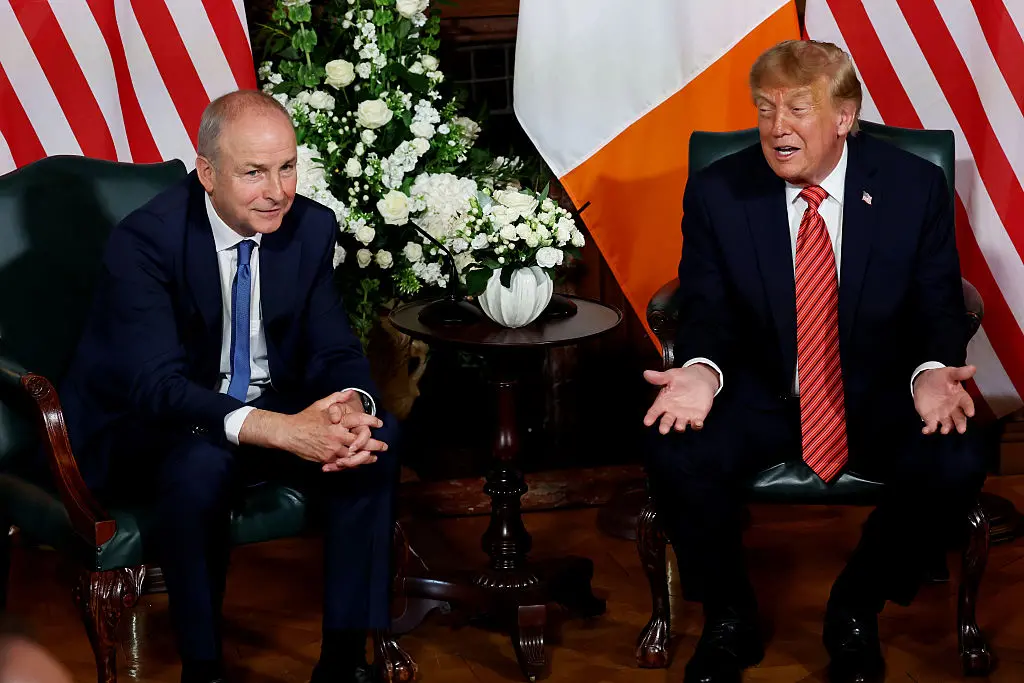 Donald Trump disse que adoraria ver uma Irlanda unida e que isso aconteceria eventualmente durante visita a Doonbeg. Po…