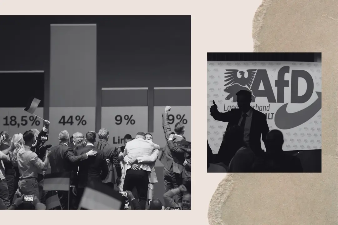 43.8 por cento da votacao no Saxony Anhalt. A AfD fala em programa de remigracao e quer mudar o curriculo escolar para …