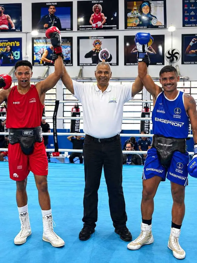 Projeto Lutando com Energia da Marinha fez intercâmbio com a Seleção Brasileira de boxe entre 30 de agosto e 4 de setem…