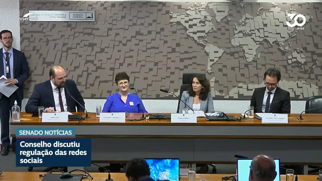 Conselho de Comunicação Social debate regulação de redes sociais no Senado. Focar em moderação de conteúdo e remoção de…