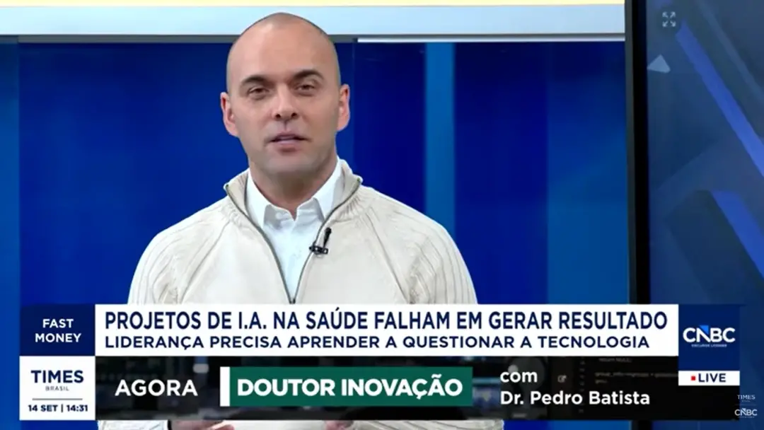 Pedro Batista aponta que os US$ 80 bilhões investidos em healthtechs ainda não trazem resultado prático porque faltam p…