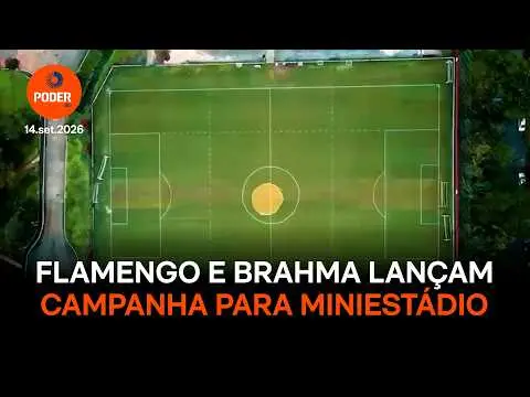 Flamengo e Brahma lançaram campanha onde 10% do valor de pedidos do Zé Delivery vão pro Miniestádio do Ninho do Urubu. …