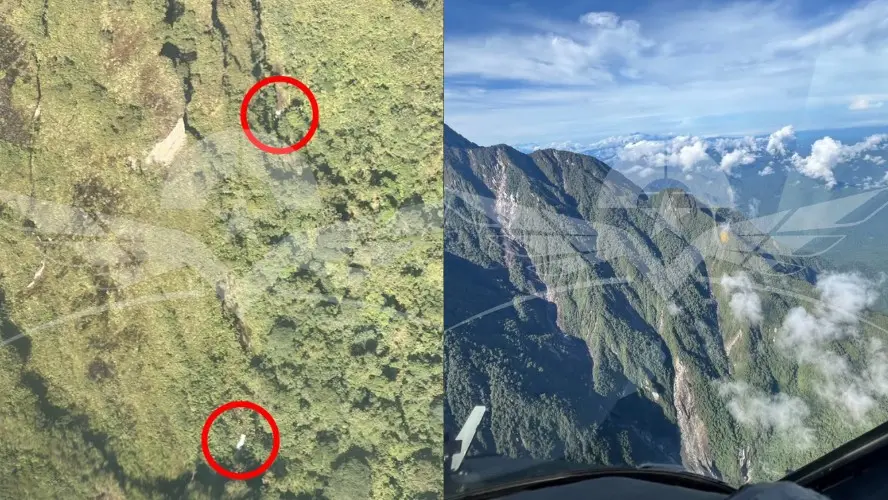 Cinco pessoas, piloto e quatro da brigada médica, viajavam no avião Cessna T206 que caiu em uma montanha na Colômbia. É…