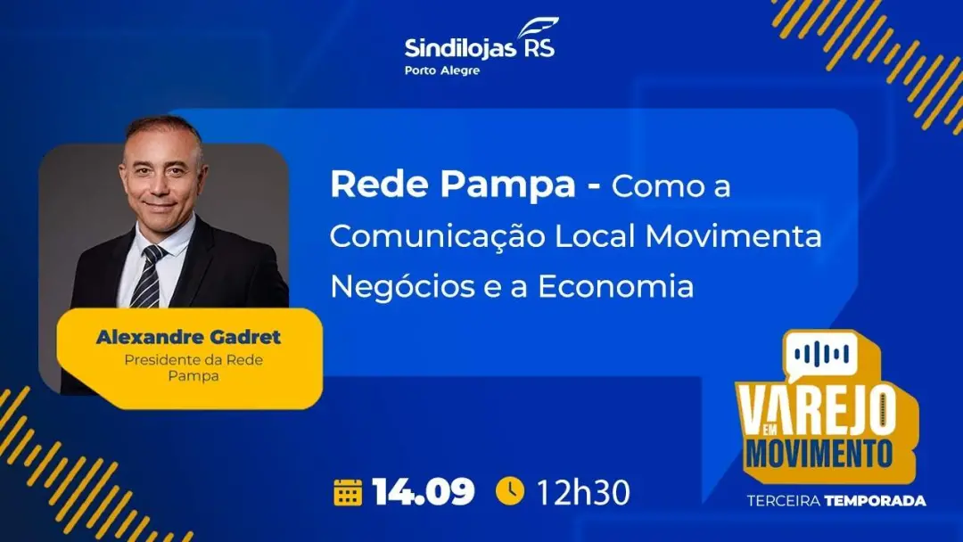 Alexandre Gadret, presidente da Rede Pampa de Comunicação, falou sobre a força da mídia regional para ligar empresas e …