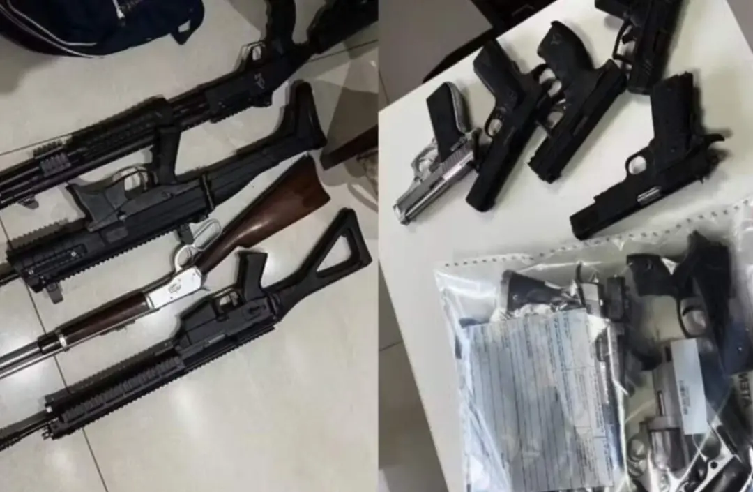 24 armas de fogo foram localizadas no imóvel do ex-presidente do BRB Paulo Henrique Costa. O arsenal, incluindo pistola…