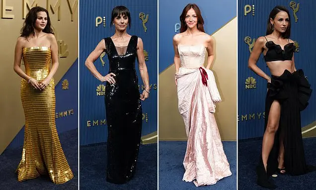 Red carpet dos Emmys 2026 mostrou a obsessão por corpos magros, um espetáculo que virou moda em Hollywood. É estranho v…