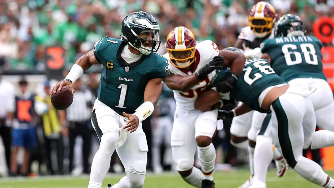 McNabb acha que faltou mais jogo de corrida para Hurts no jogo de domingo contra os Commanders. A ideia é que o ataque …