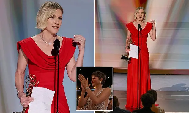 Rhea Seehorn levou o prêmio de Melhor Atriz em Drama no Emmy Awards 2026 por Pluribus. Ela superou Zendaya nessa noite …