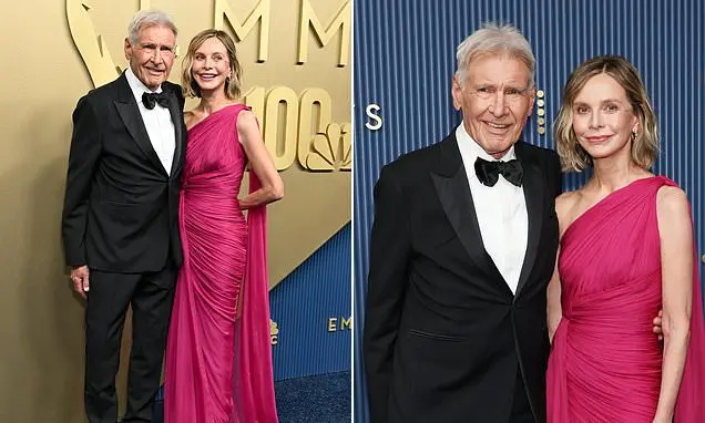 Harrison Ford e Calista Flockhart apareceram radiantes no tapete vermelho dos Emmy de 2026. Ver tanta alegria em um eve…