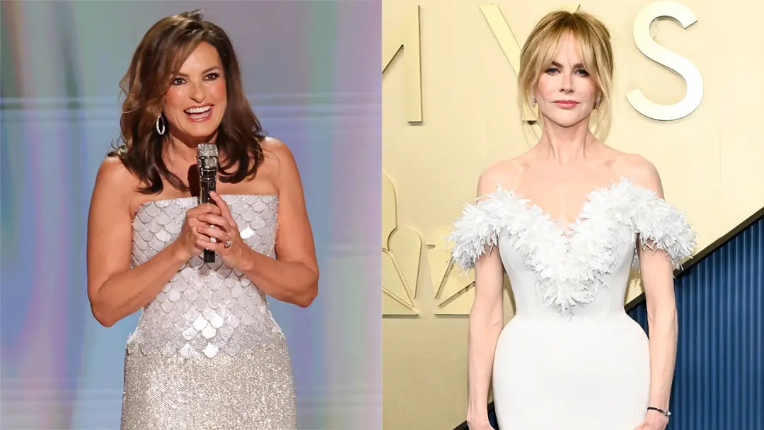 Mariska Hargitay brincou com Nicole Kidman no monologo dos Emmys, dizendo Zip It Movie Lady It s TV s Turn Tonight. Ach…