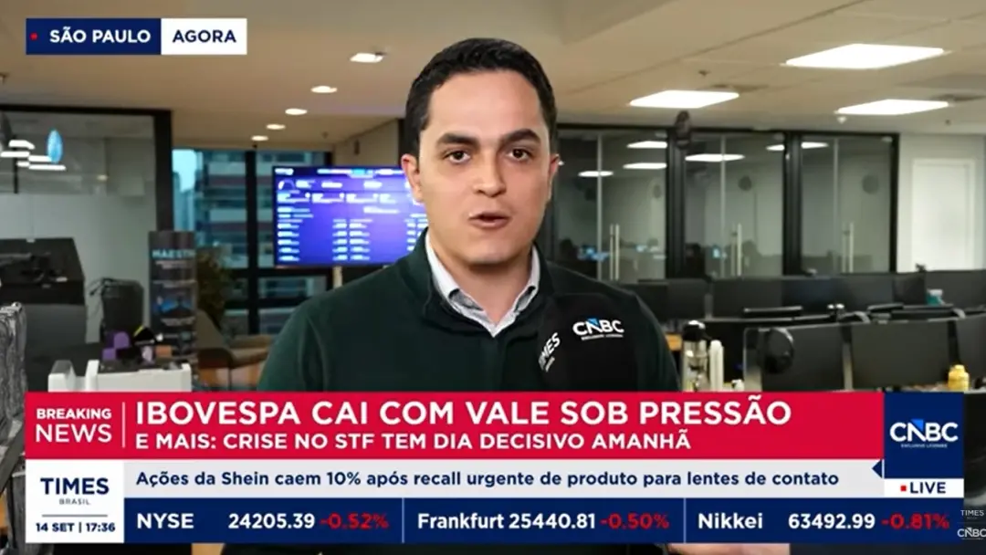 Ibovespa operou em queda, pressionado por setores de materiais e bancário. O cenário institucional brasileiro gera muit…
