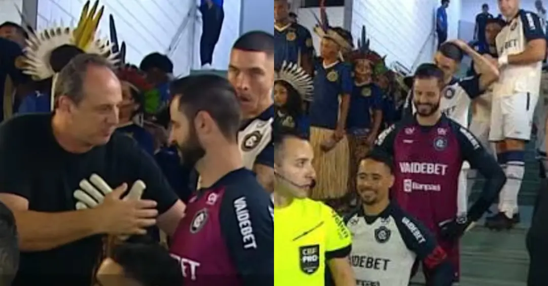 Rogério Ceni elogiou a defesa de Marcelo Rangel, goleiro do Remo, chamando-a de a mais bonita dos últimos dez anos, em …