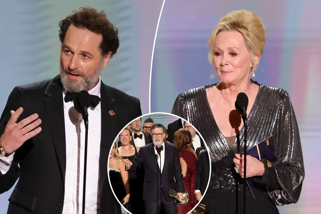 Widows Bay levou o prêmio de melhor comédia e The Pitt, de drama, nos Emmys 2026. Jean Smart garantiu seu quinto Emmy c…