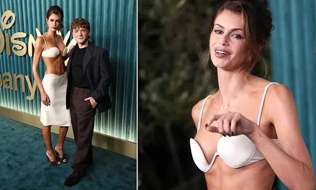 Kaia Gerber mostrou abdome em um top branco durante a festa após os Emmy Awards de 2026. É um exemplo de como o glamour…