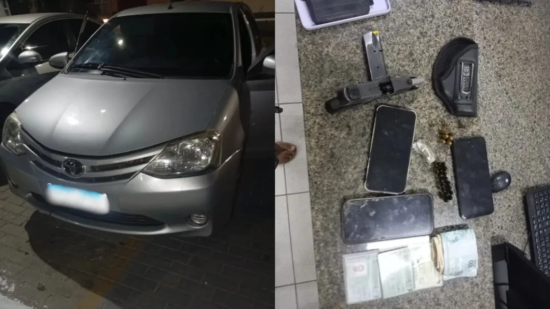 Luís Correia, no Piauí, teve dois adolescentes e dois homens detidos com pistola e munições de uso restrito. O grupo ti…