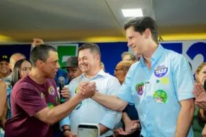 Líderes das forças de segurança de Goiás apoiaram a reeleição de Daniel Vilela em Goiânia. O governador fala que as con…