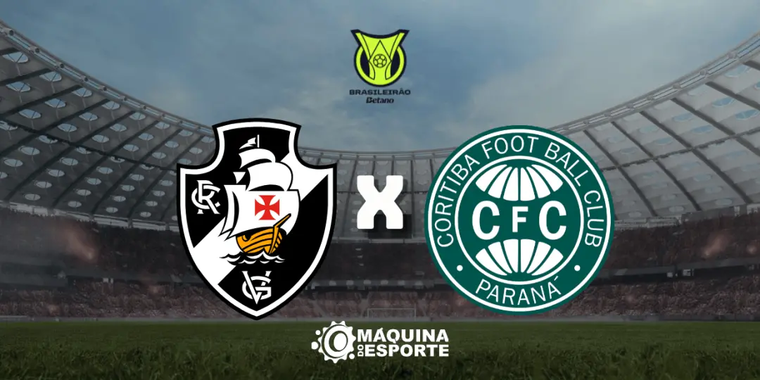 São Januário recebe Vasco e Coritiba no sábado, dia 19, às 20h30, pelo Brasileirão 2026. O jogo terá transmissão exclus…