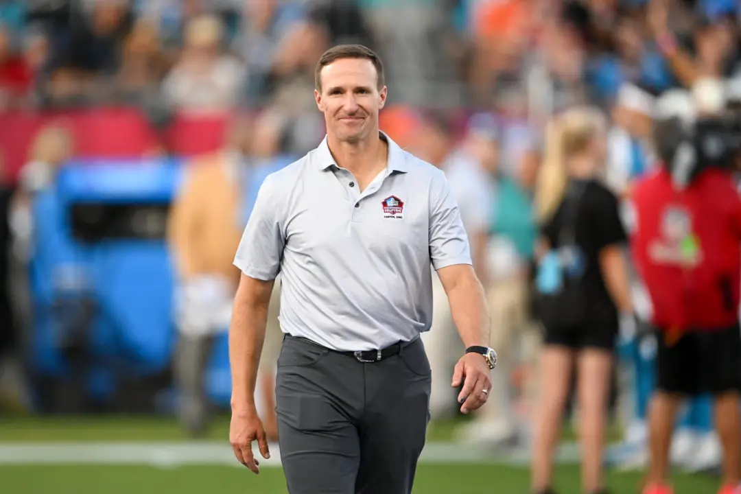 Drew Brees cogitou voltar à NFL aos 47 anos quando Bo Nix se lesionou no Denver Broncos antes do jogo da AFC Championsh…