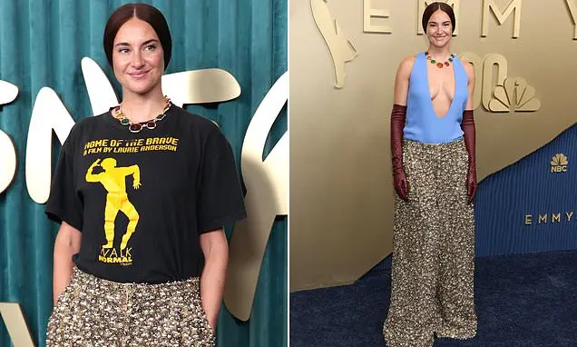 Shailene Woodley cobriu o look do tapete vermelho nos Emmys após ser alvo de piadas pelo visual original. É sempre estr…
