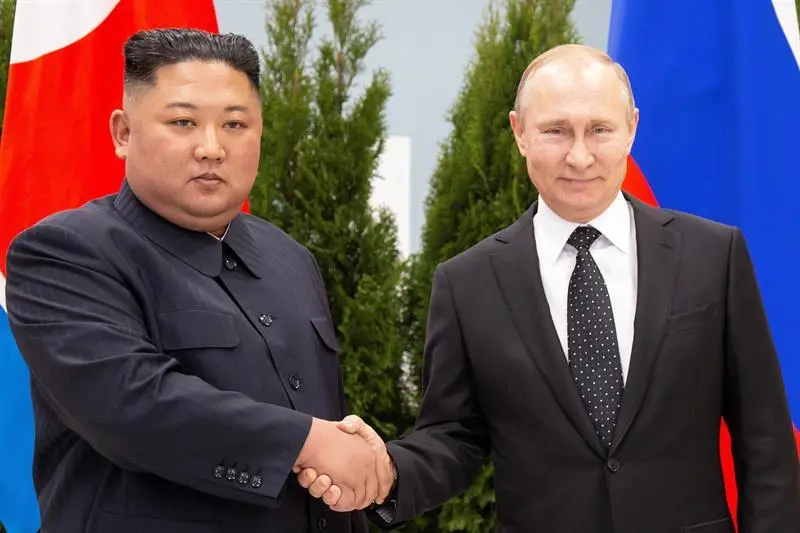 Kim Jong-un prometeu apoio inabalável a Putin, chamando a guerra na Ucrânia de sagrada. A Coreia do Norte já enviou cer…