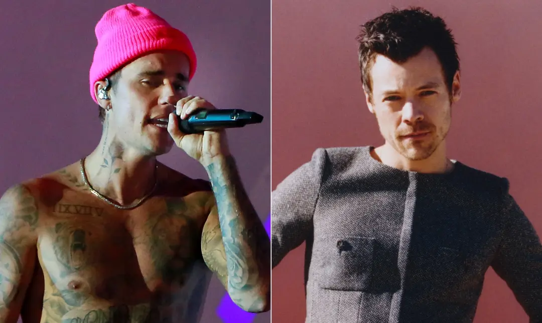 Justin Bieber e Harry Styles no topo dos favoritos pro show do intervalo do Super Bowl 2027. A Roc Nation tá cotando os…