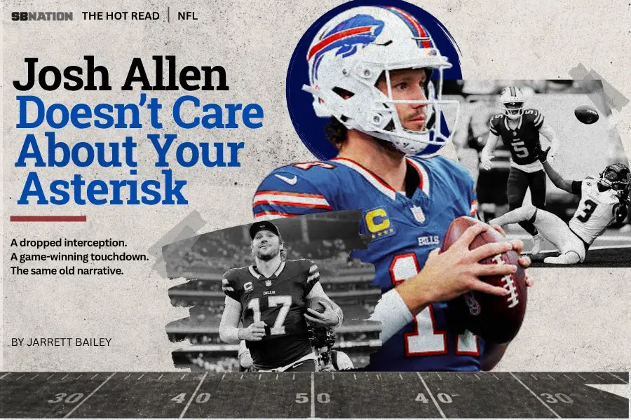 Josh Allen marcou dois touchdowns contra Houston Texans em um jogo com oito mudanças de liderança. Focar só no lance do…