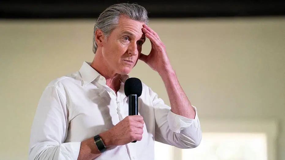 Gavin Newsom falou em um bate papo de pesca em Montana sobre a presidência. Ele disse que não faria campanha contra Kam…