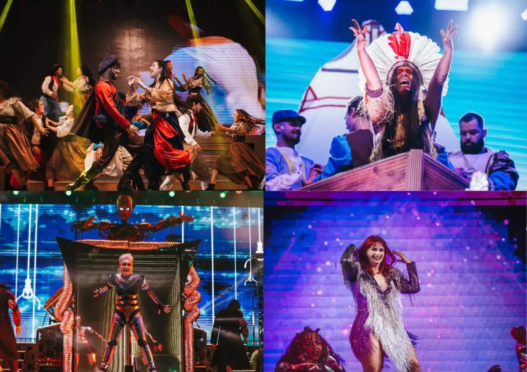 São Jerônimo recebeu um espetáculo grande com 200 pessoas e 3,5 mil espectadores no Festival de Artes Cênicas. É bonito…