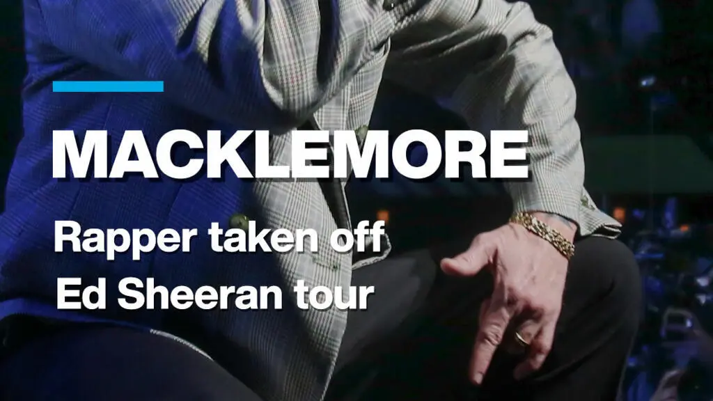 Macklemore foi retirado do tour dos EUA de Ed Sheeran após expressar apoio à causa palestina em palco. Essa exclusão de…