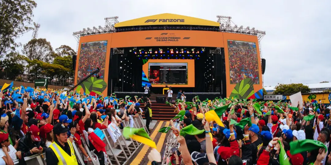 F1 Fanzone no GP de São Paulo 2026, entre 6 e 8 de novembro no Kartódromo Ayrton Senna, com interação com pilotos e sim…
