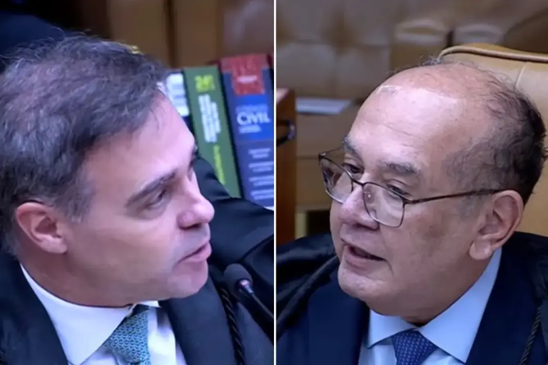 Gilmar e Mendonça trocaram acusações no STF sobre condução político eleitoral do caso. Mendonça chamou a manifestação d…