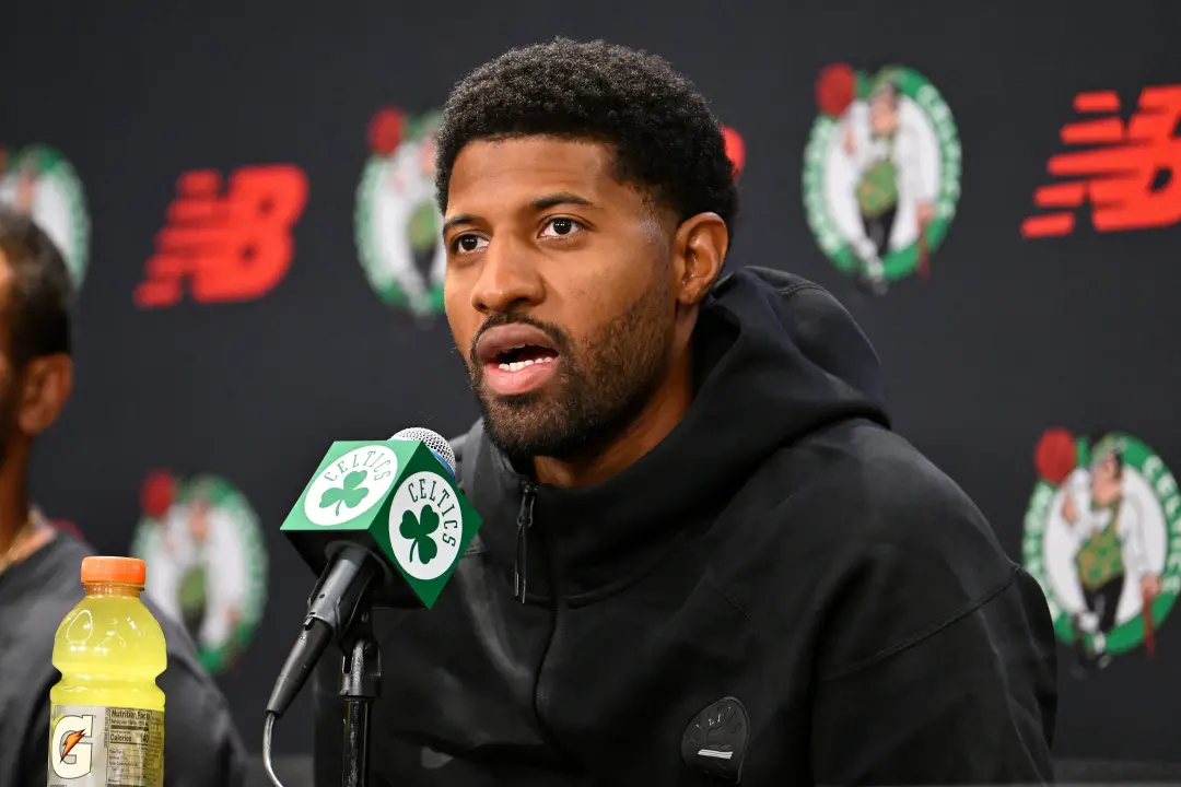 Paul George disse que não tem rancor dos torcedores do Celtics por causa do negócio do Jaylen Brown. Eu entendo a frust…