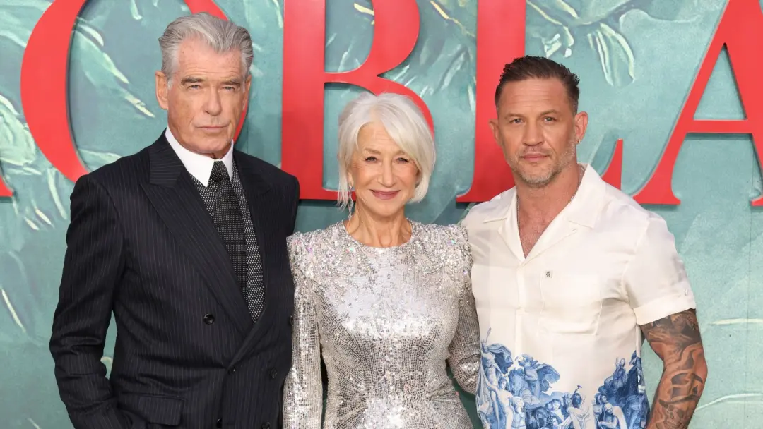Pierce Brosnan e Helen Mirren disseram que foram pegos de surpresa com a série MobLand, dizendo que sem Tom Hardy, eles…