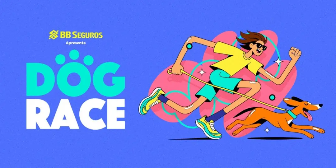 BB Seguros tá investindo em corridas de rua, com eventos segmentados como Dog Race e Girl Power, pra chegar em diferent…