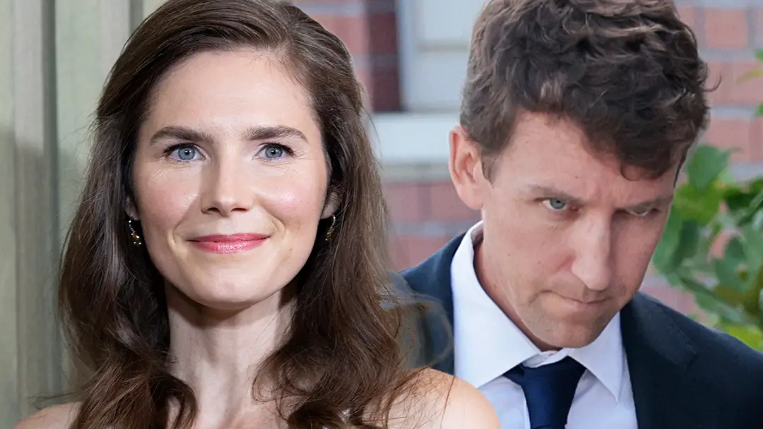 Amanda Knox defendeu o marido de Lindsay Clancy contra teorias da conspiração online, dizendo que se identifica com a s…