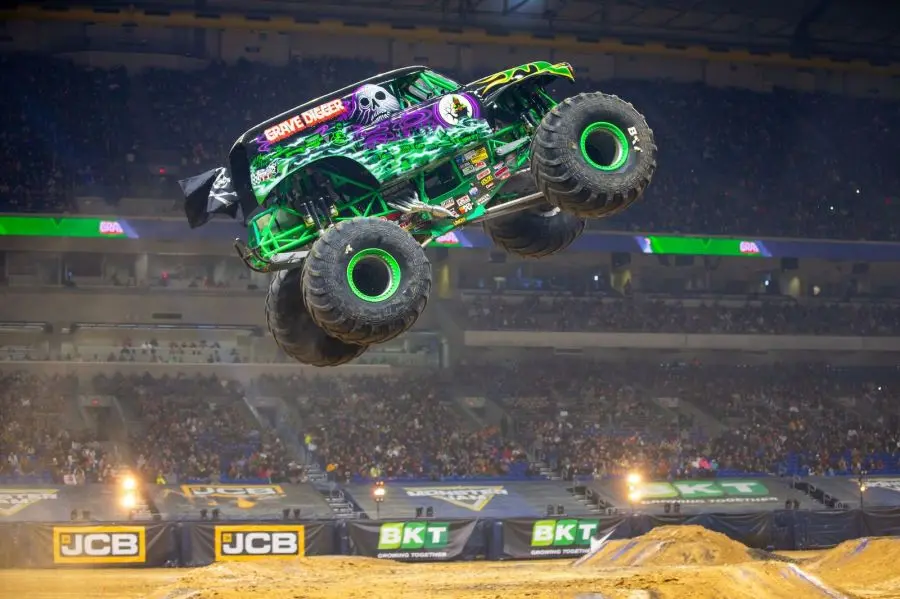 New Orleans recebe o Monster Jam 35 anos em 27 de fevereiro de 2027, com 12 pilotos competindo. É muita máquina e barul…