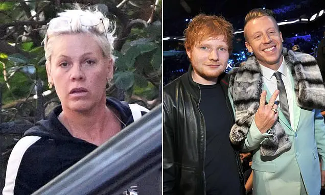 Pink apareceu em público depois que Macklemore foi retirado da turnê do Ed Sheeran por conta da polêmica sobre o discur…