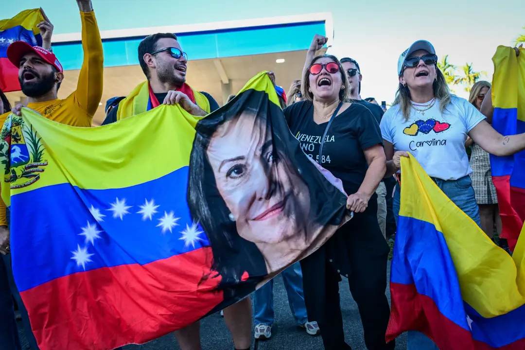 Omar González, ativista venezuelano, voltou à Venezuela após 15 meses escondido na embaixada da Argentina, como parte d…