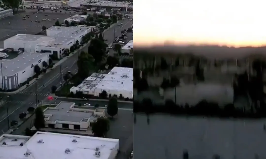 Chatsworth, em Los Angeles, teve um helicóptero de cobertura de TV caindo na noite de terça. Repórter Eliana Moreno e p…