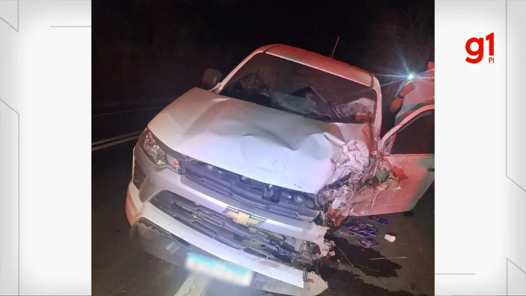 Acidente na BR-343, em Amarante, resultou na morte de um jovem de 24 anos após colisão frontal com caminhonete. A PRF a…
