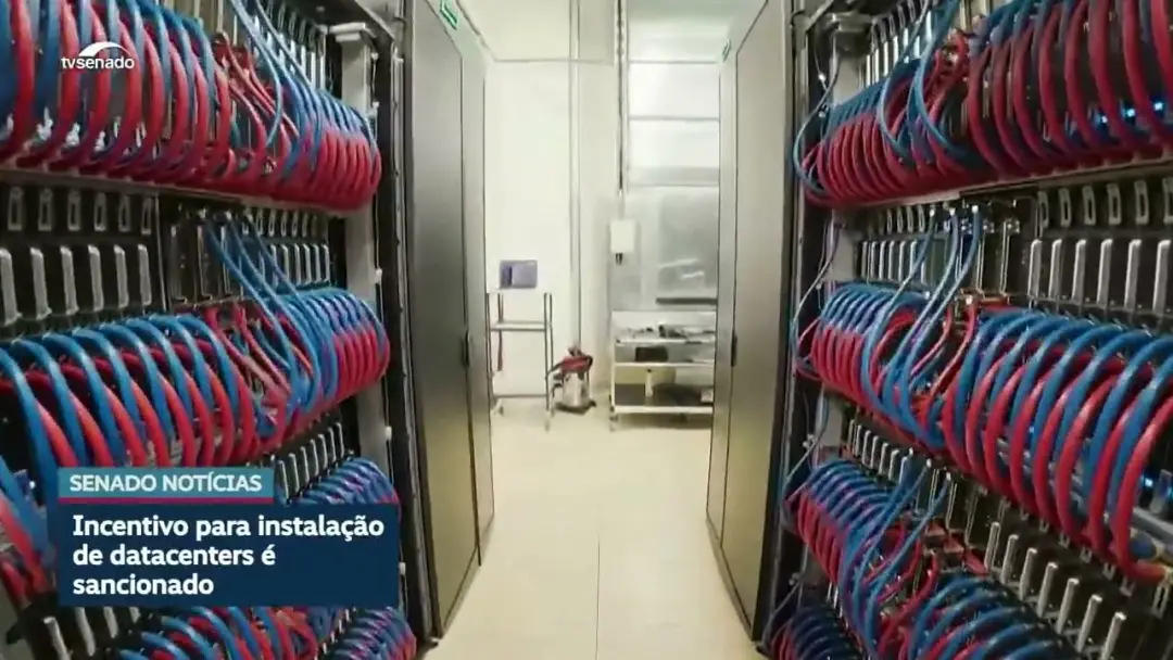 Incentivo pra data centers no Brasil foi sancionado. Isso é importante porque hoje 60% dos dados brasileiros ficam no e…