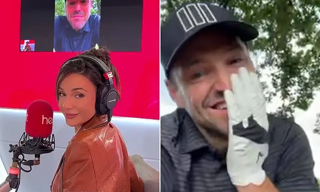 Michelle Keegan flagrou Mark Wright mentindo sobre onde ele estava, sequestrando a entrevista dela na Heart FM na quart…