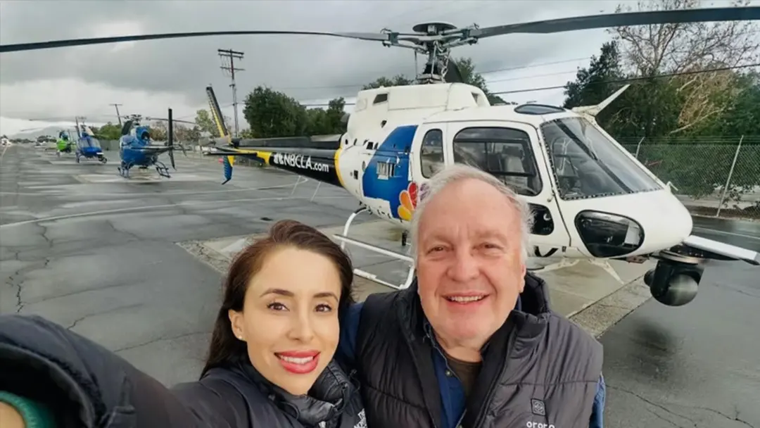 Em um acidente de helicóptero em Califórnia, Eliana Moreno, repórter da NBC, e o piloto George Marciniw foram identific…
