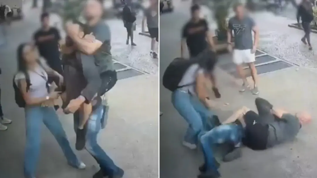 Na Savassi, em Belo Horizonte, um delegado imobilizou um homem de 29 anos que estava pegando o celular da ex-companheir…
