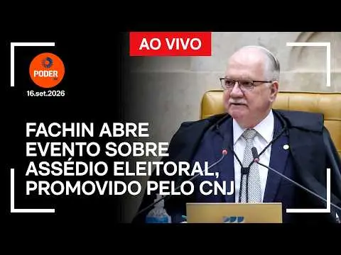 Fachin abre evento em Brasília sobre assédio eleitoral para capacitar servidores do Judiciário. É um tema importante po…