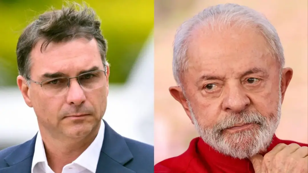 Flávio Bolsonaro com 45% das intenções de voto no segundo turno contra Lula, 44%, segundo a pesquisa DataTrends. Esse e…